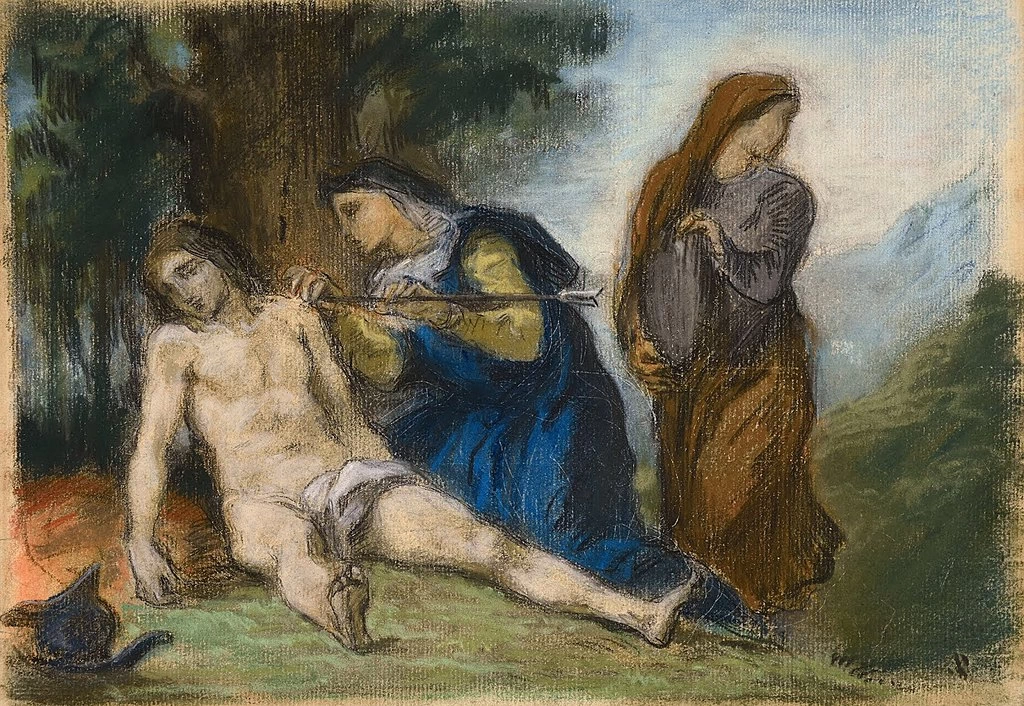 San Sebastiano curato dalle sante donne